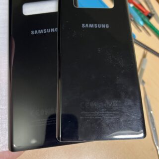 Задня кришка Samsung Note 8 black чорна копія