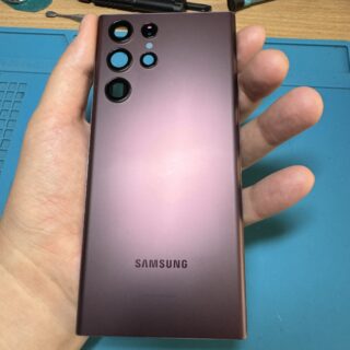 Samsung S22 Ultra задня кришка Burgundy s22 ultra Оригінал S908