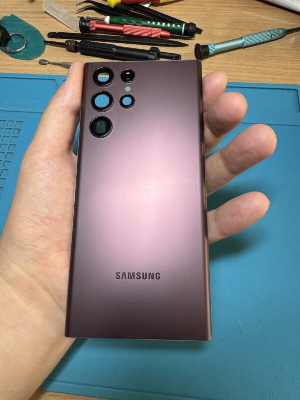 Samsung S22 Ultra задня кришка Burgundy s22 ultra Оригінал S908