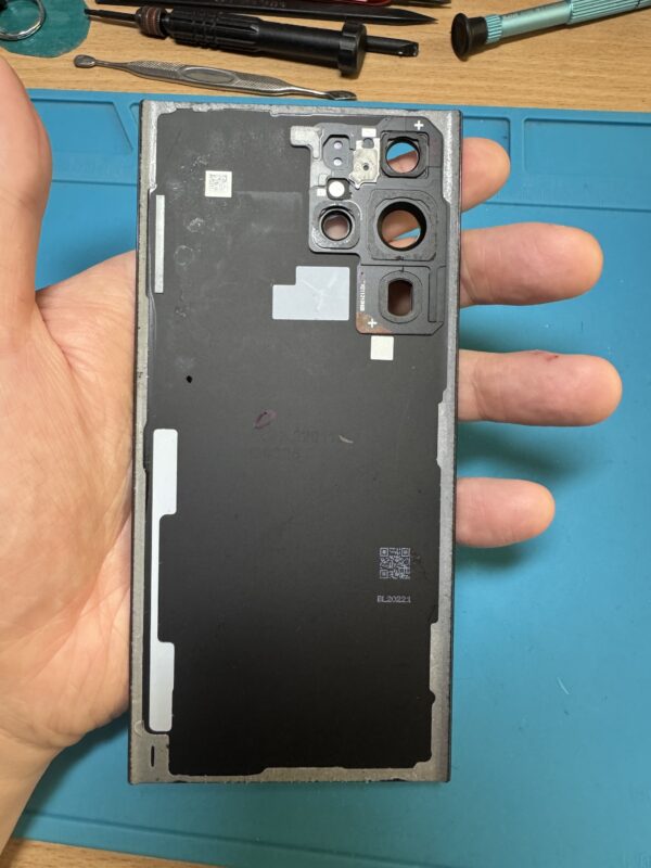 Samsung S22 Ultra задня кришка Burgundy s22 ultra Оригінал S908 - Зображення 4