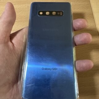 Задня кришка Samsung S10 Plus G975 Blue синя оригінал