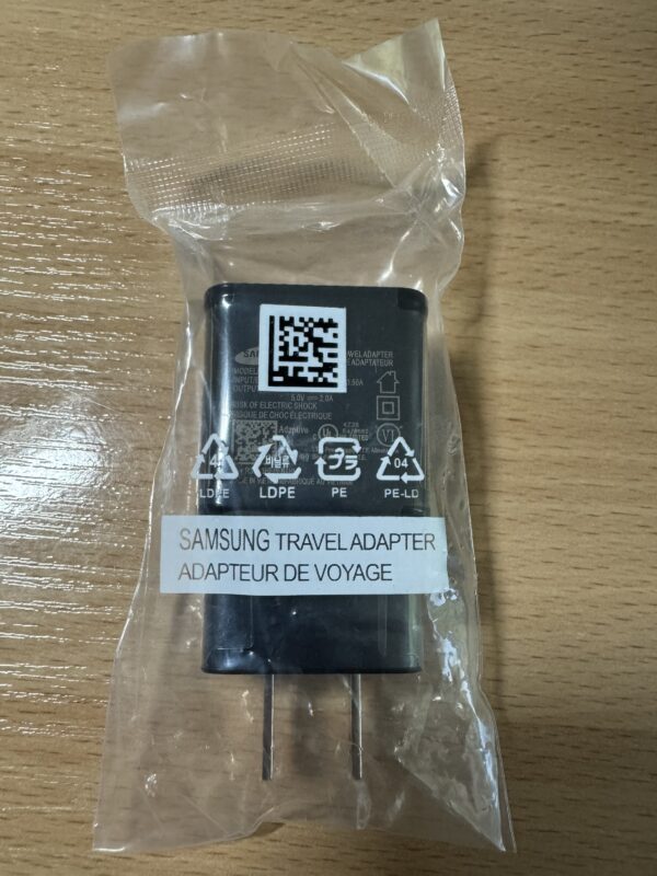 Samsung Adaptive Fast Charging USB Wall Charger EP-TA20JBE Power Adapter - Black