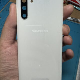 Задня кришка Samsung Note 10 N970 White біла оригінал
