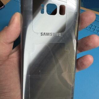 Задня кришка Samsung S8 Plus G955 Silver сіра