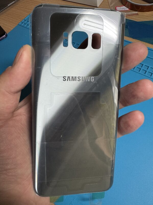 Задня кришка Samsung S8 Plus G955 Silver сіра