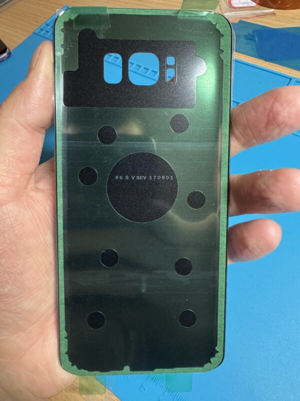 Задня кришка Samsung S8 Plus G955 Silver сіра - Зображення 4