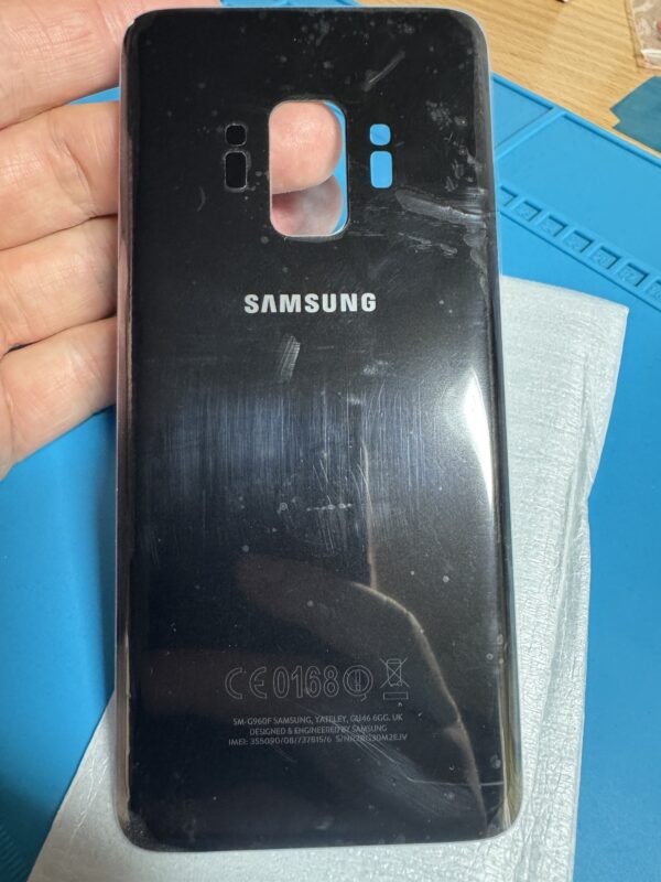 Задня кришка Samsung S9 G960 Black чорна