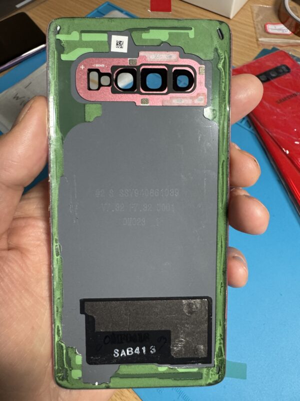 Задня кришка Samsung S10 G973 Orange оранжева Оригінал - Зображення 2