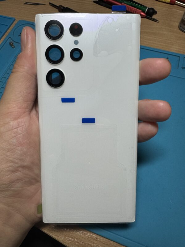 Задня кришка Samsung S22 Ultra S908 White біла