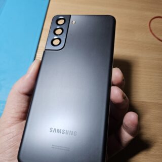 Задня кришка Samsung S21 G991 Gray оригінал
