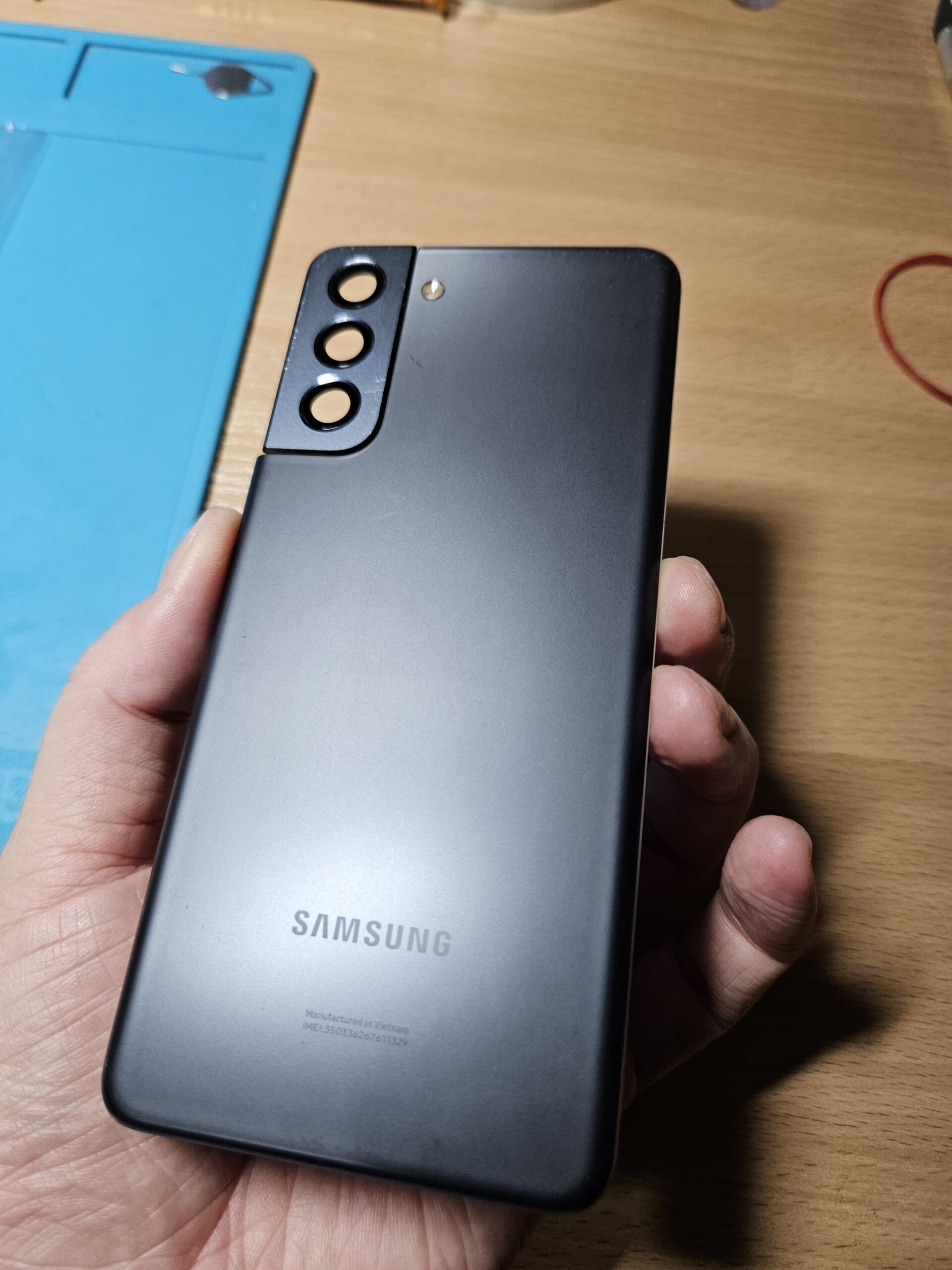 Задня кришка Samsung S21 G991 Gray оригінал