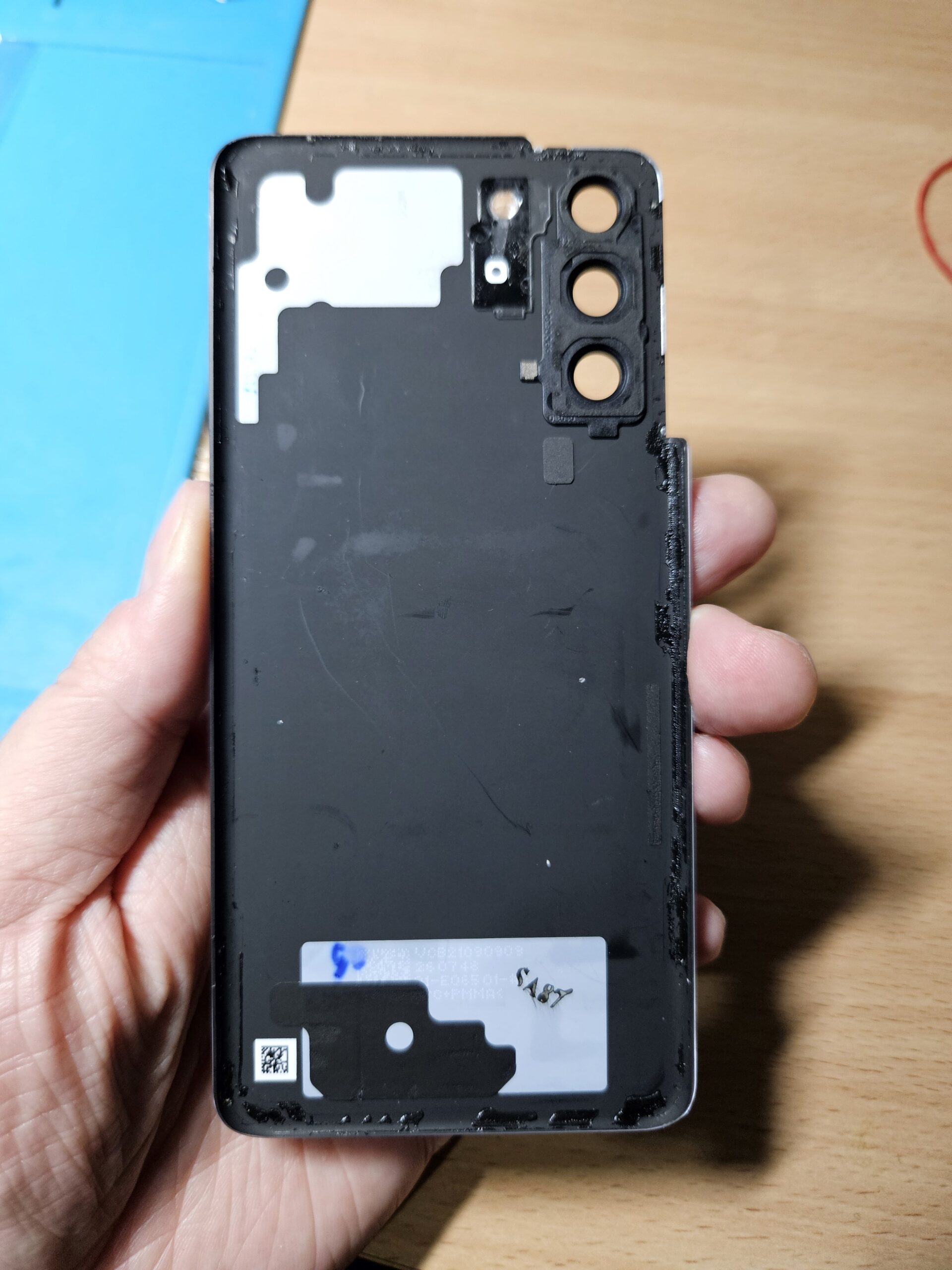 Задня кришка Samsung S21 G991 Gray оригінал - Зображення 2