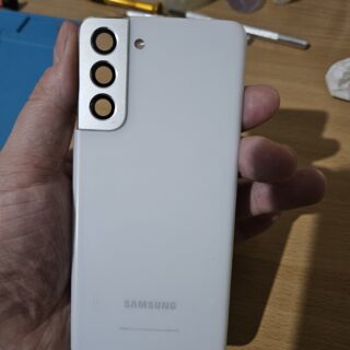 Задня кришка Samsung S21 G991 White біла оригінал