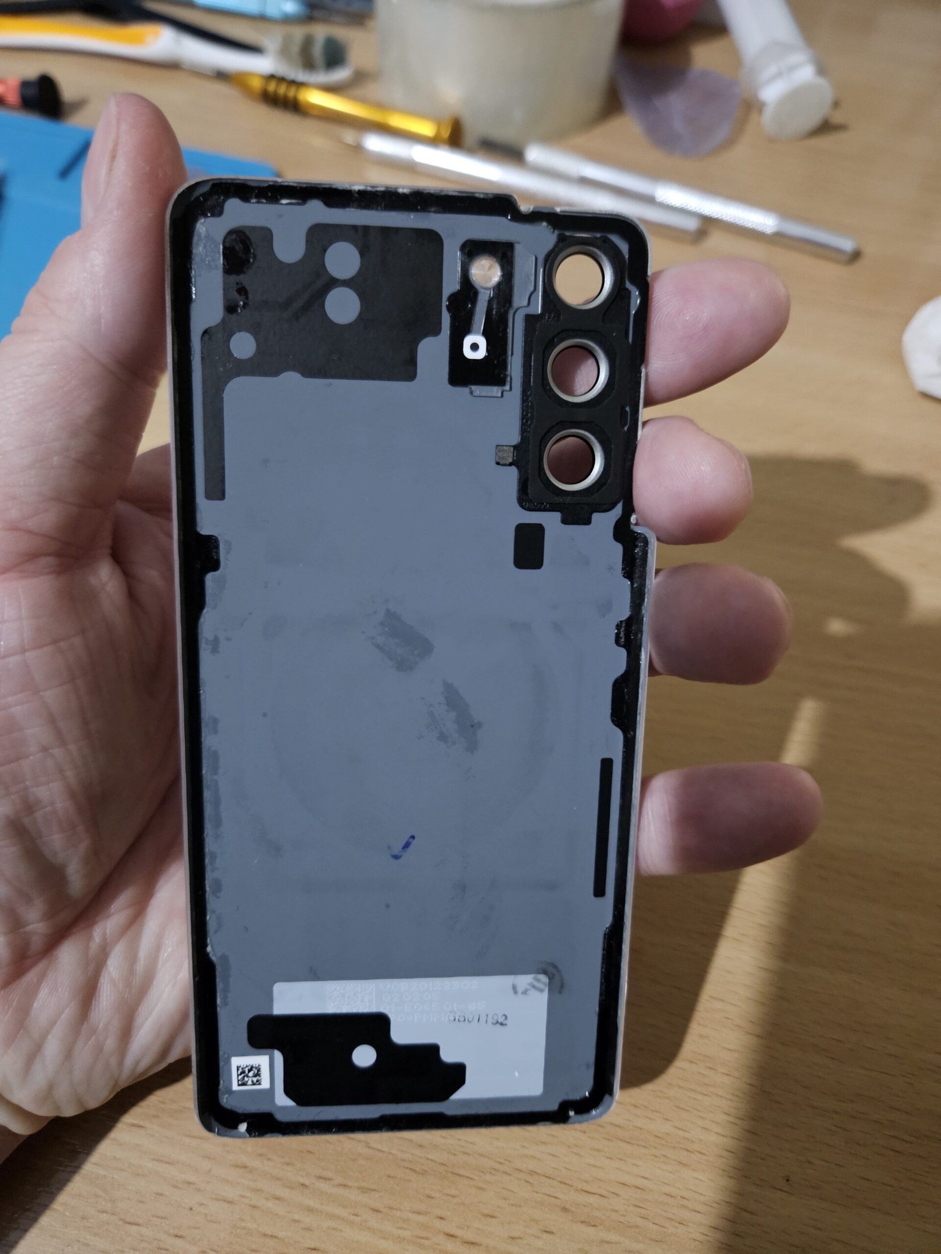 Задня кришка Samsung S21 G991 White біла оригінал - Зображення 2