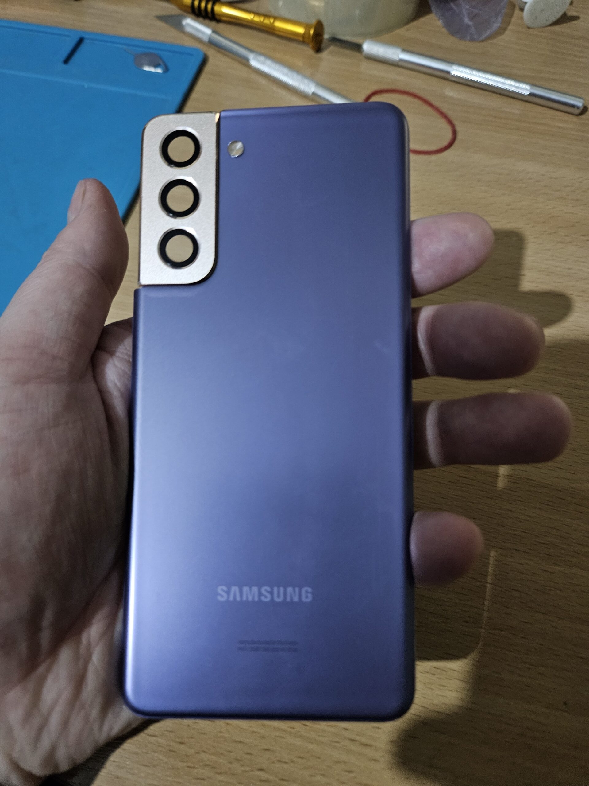 Задня кришка Samsung S21 G991 Violet оригінал