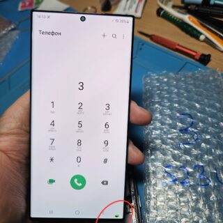 Дисплей Samsung S23 Ultra S918 оригінал з дефектом